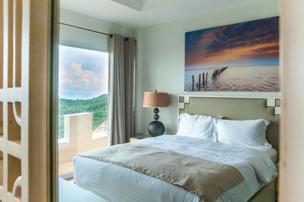 Bophut Ocean View Villa Bedroom