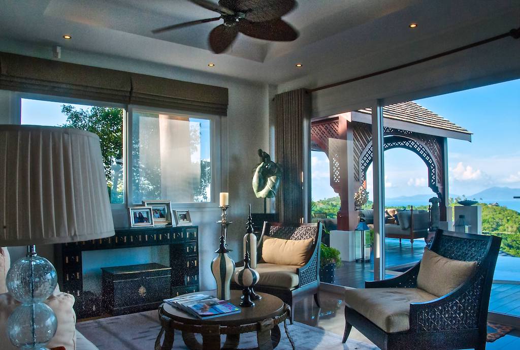 Bophut Ocean View Villa Lounge 2