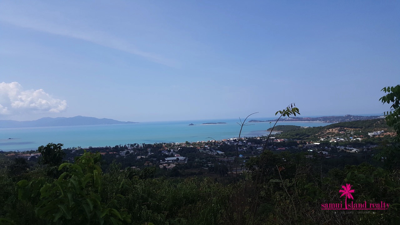 Bophut Sea View Land For Sale Koh Samui