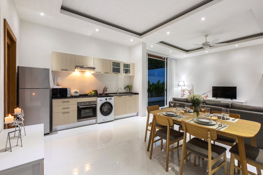 Chaweng Modern Sea View Villa For Sale Kitchen