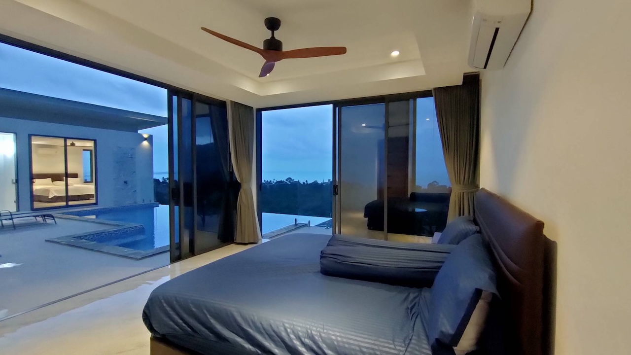 Chaweng Noi Sea View Villas Ko Samui Bedroom