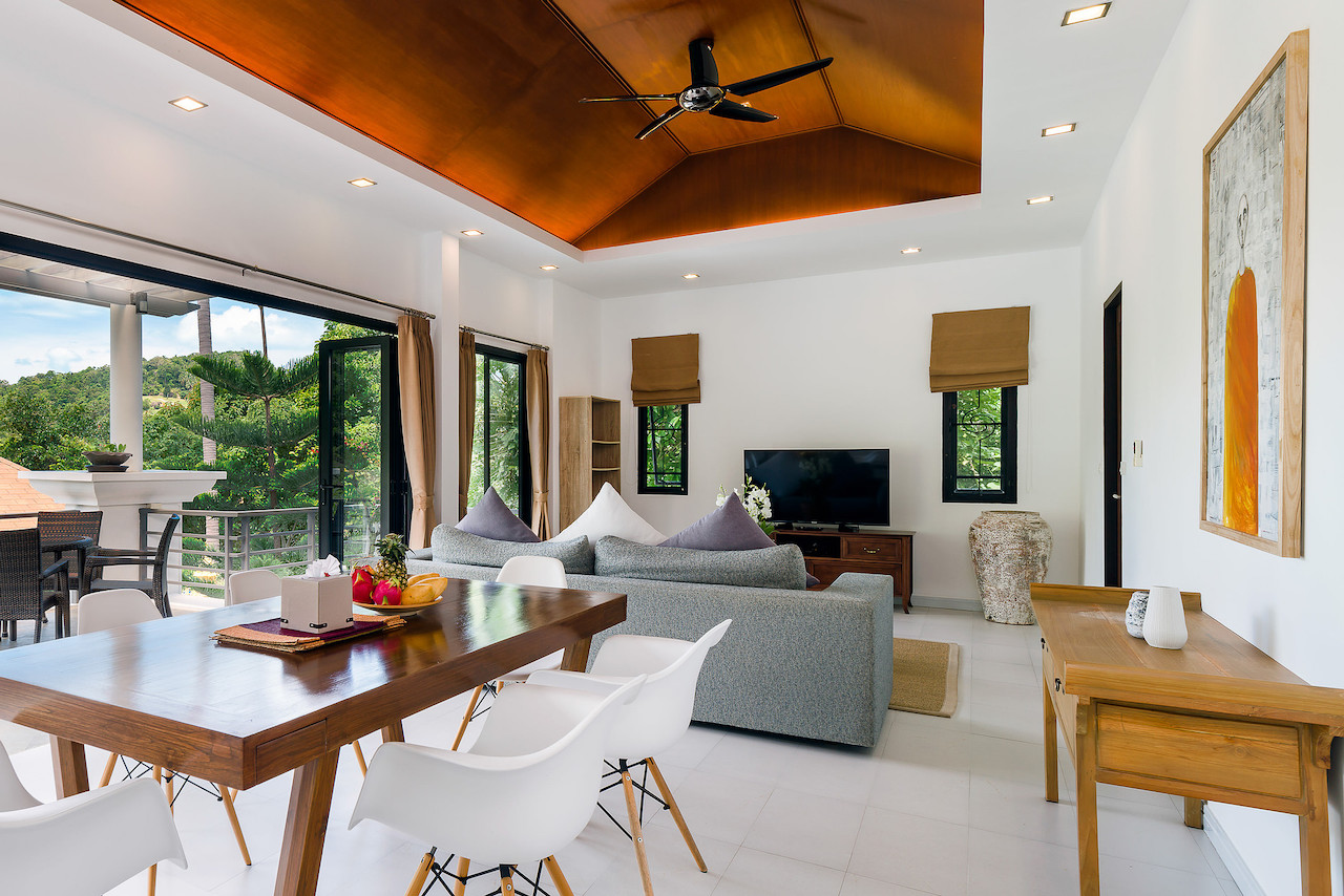 Chaweng Noi Tropical Paradise Villa Living Space