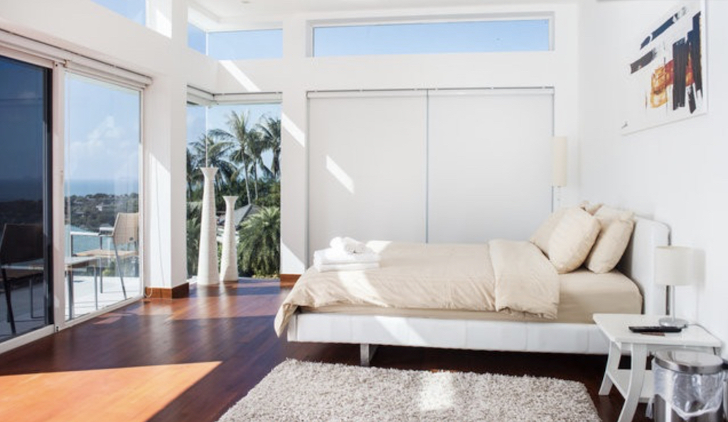 Contemporary Luxury Sea View Villa Ko Samui Master Bedroom