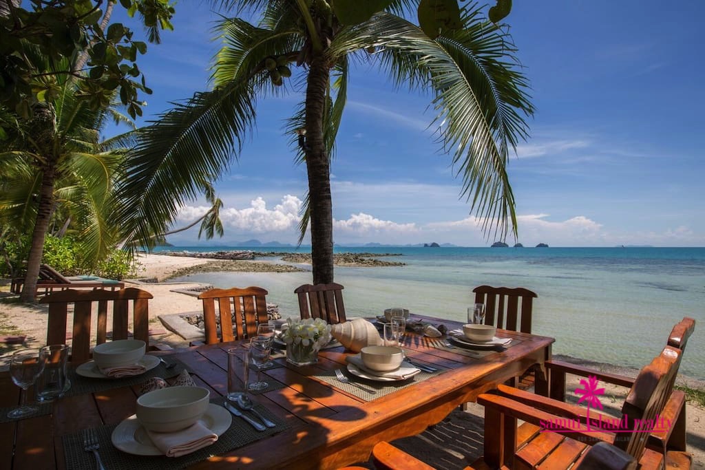 Five Islands Beachfront Villa Ko Samui Dining