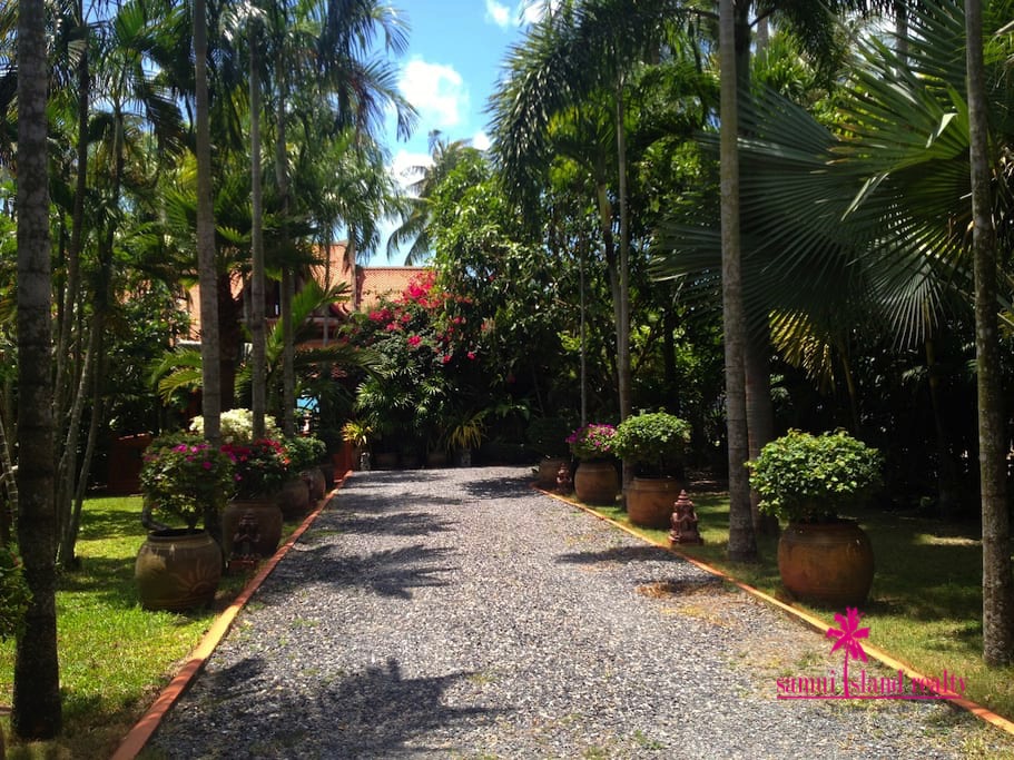Five Islands Beachfront Villa Ko Samui Driveway