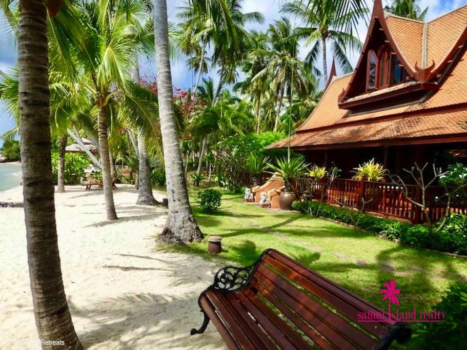 Five Islands Beachfront Villa Ko Samui Front Of Villa