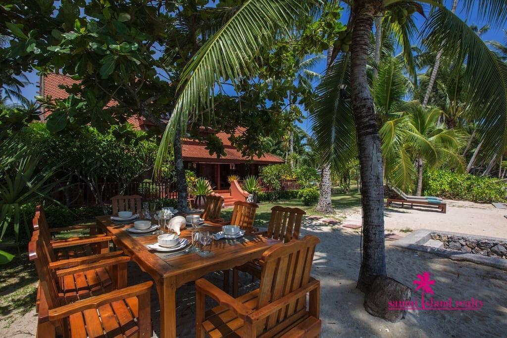 Five Islands Beachfront Villa Ko Samui Outdoor Dining
