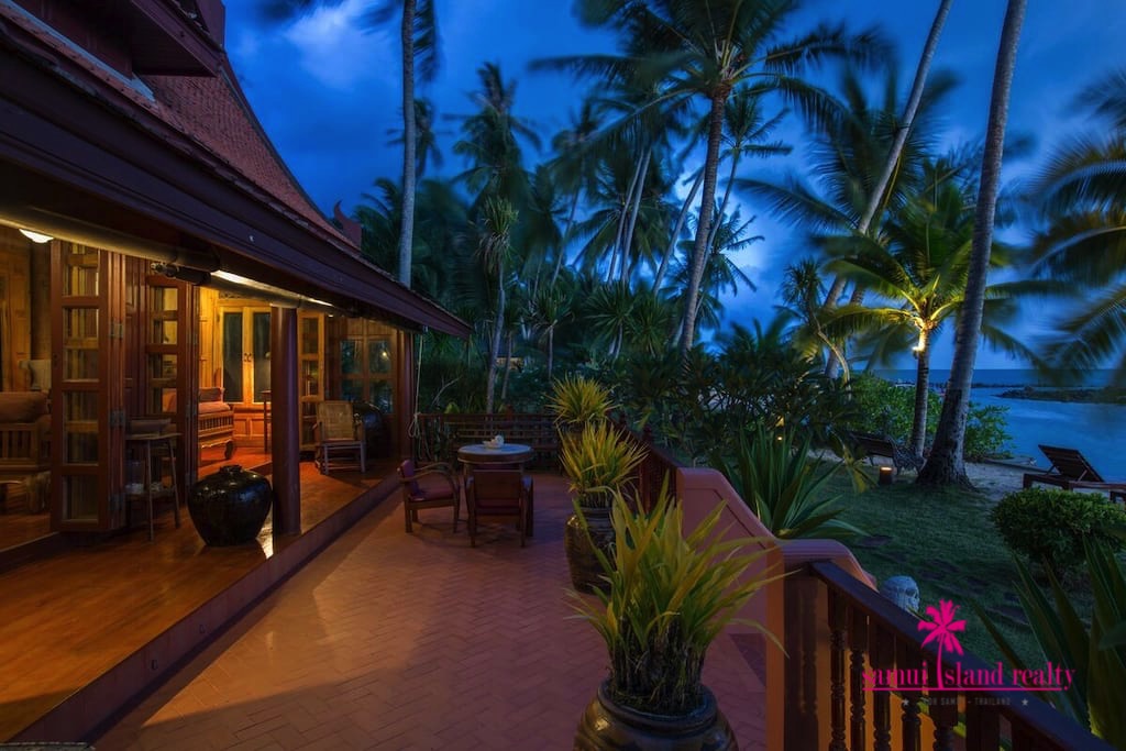 Five Islands Beachfront Villa Ko Samui Porch