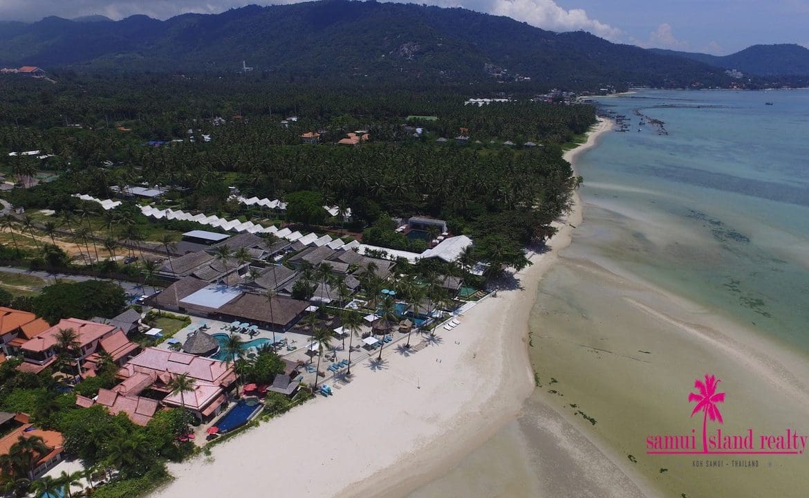 Hua Thanon Beachfront Land For Sale Samui Coastline