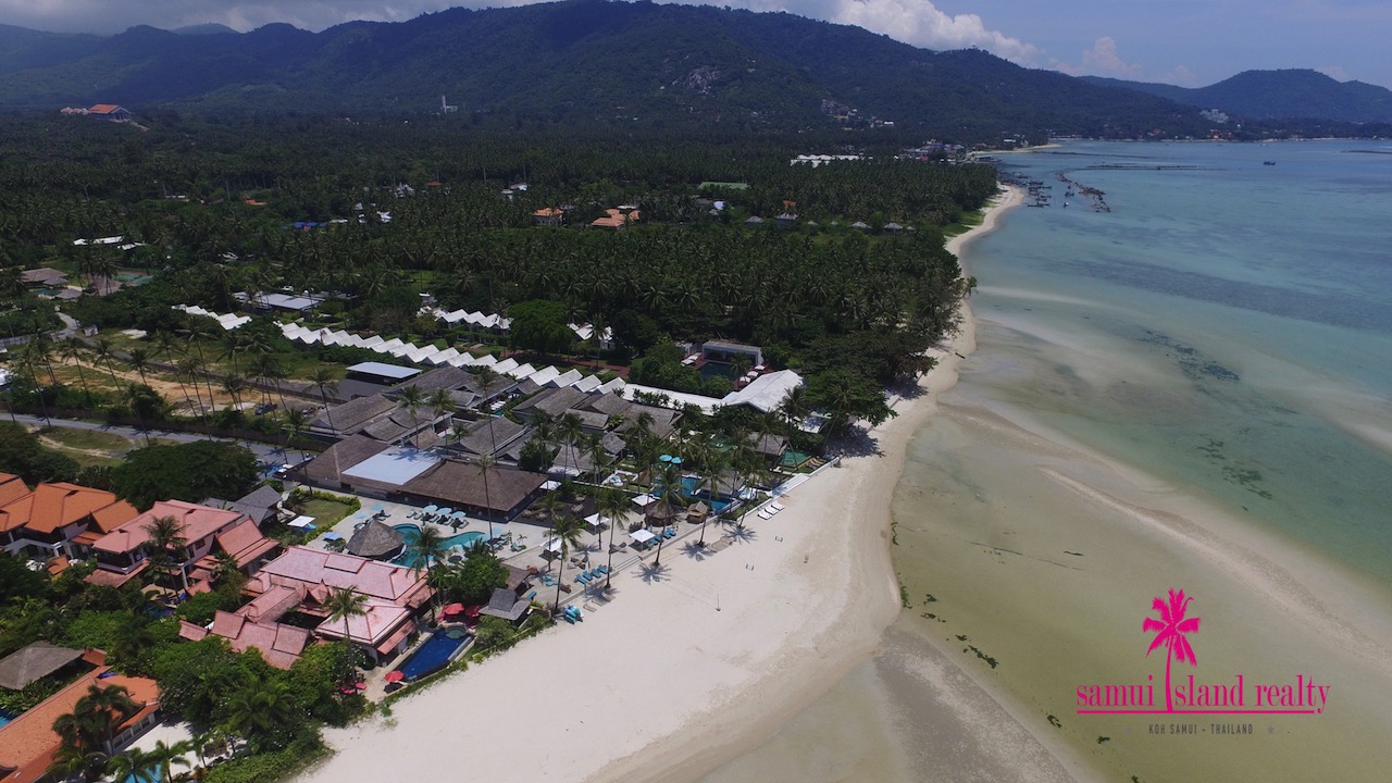 Hua Thanon Beachfront Land For Sale Samui Coastline