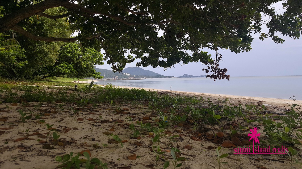 Hua Thanon Beachfront Land For Sale Samui