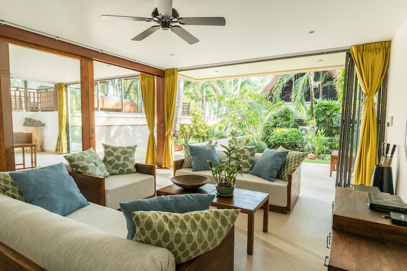 Ko Samui Beachfront Property Lounge