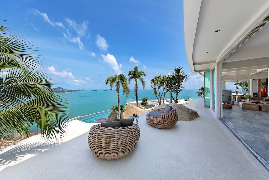 Ko Samui Luxury Living At Its Best Covered Terrace