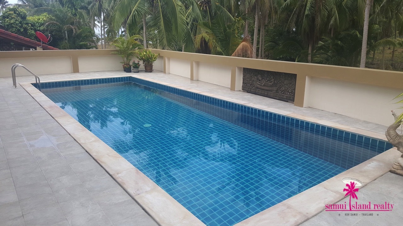 Koh Samui Beachside Villa For Sale Swimming Pool