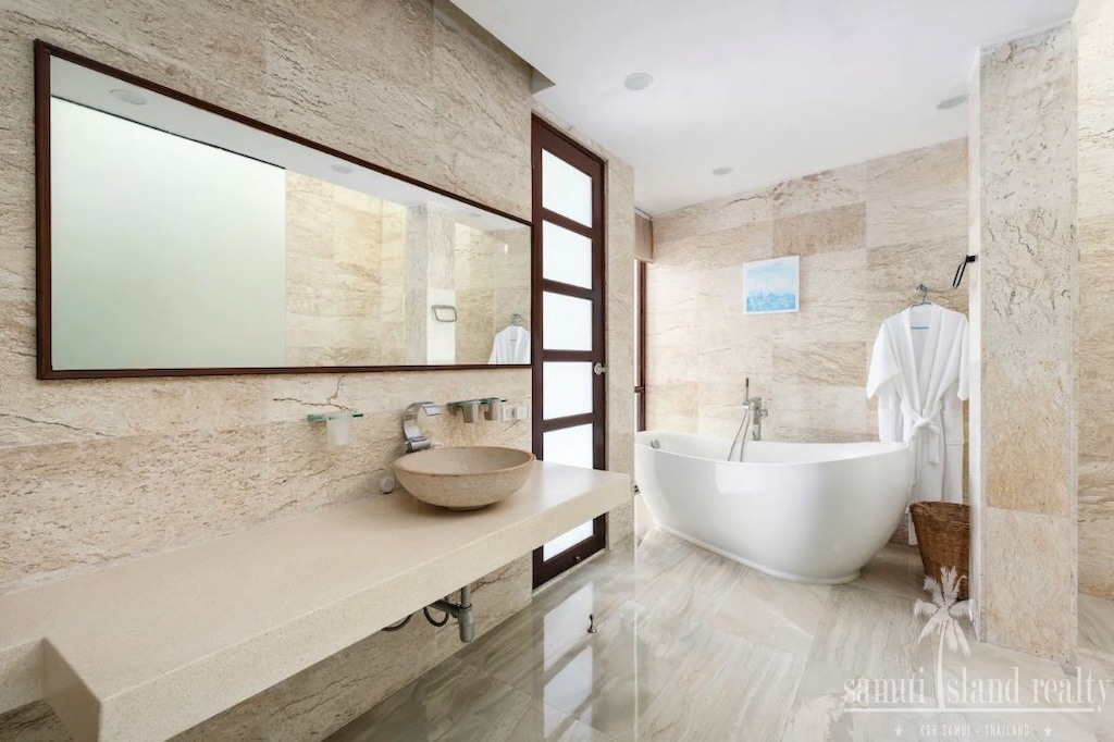 Laem Yai Sea View Villa Samui Bathroom