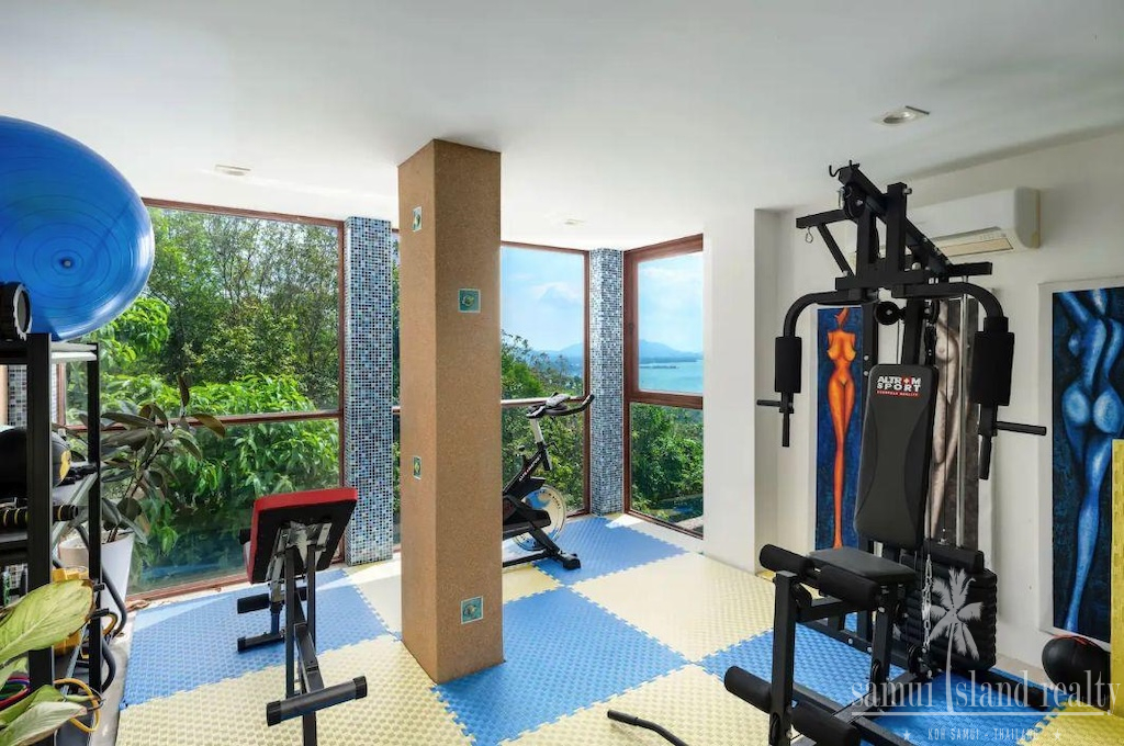 Laem Yai Sea View Villa Samui Gym