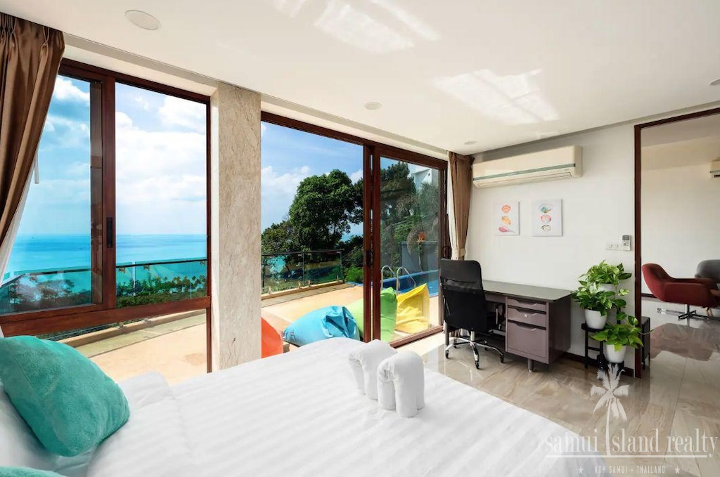 Laem Yai Sea VIew Villa Samui Bedroom