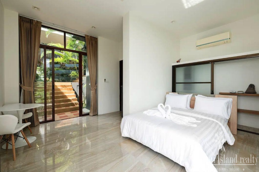 Laem Yai Sea View Villa Samui Bedroom