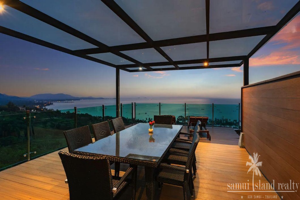 Laem Yai Sea View Villa Samui Terrace