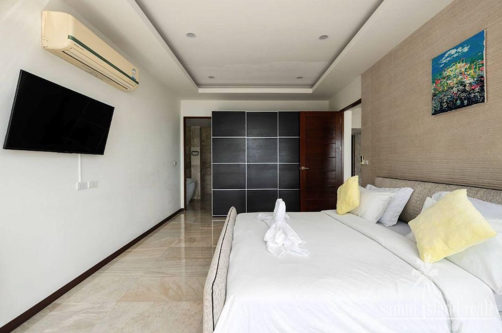 Laem Yai Sea View Villa Samui Bedroom