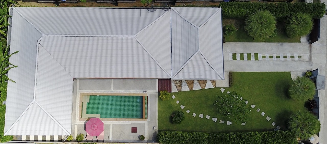 Lamai Pool Villa For Sale Aerial Image