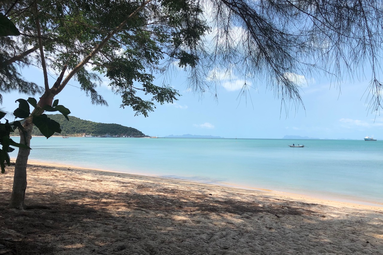 Lipa Noi Beachfront Land For Sale Koh Samui Turquoise Water