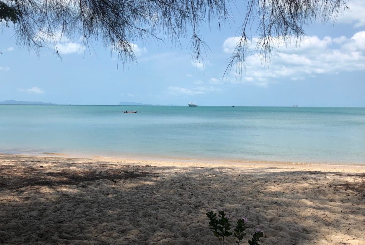 Lipa Noi Beachfront Land For Sale Koh Samui View