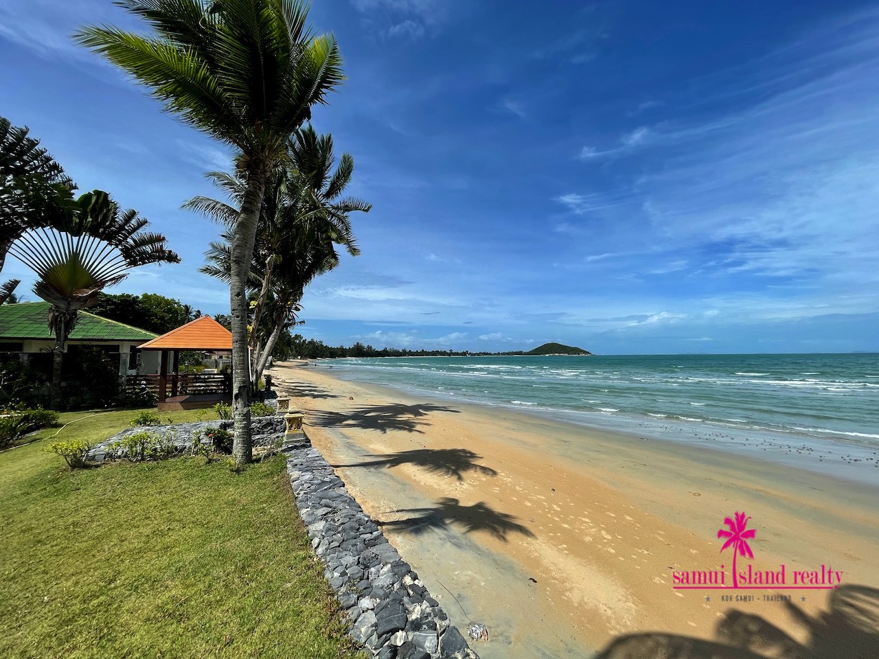 Lipa Noi Beach Villa For Sale Koh Samui Beach Frontage