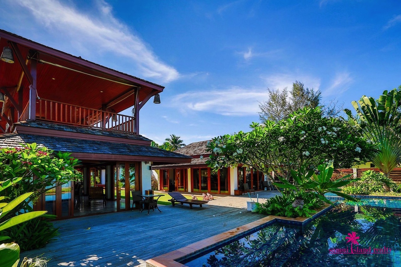 Lipa Noi Beach Villa For Sale Koh Samui Exterior Front
