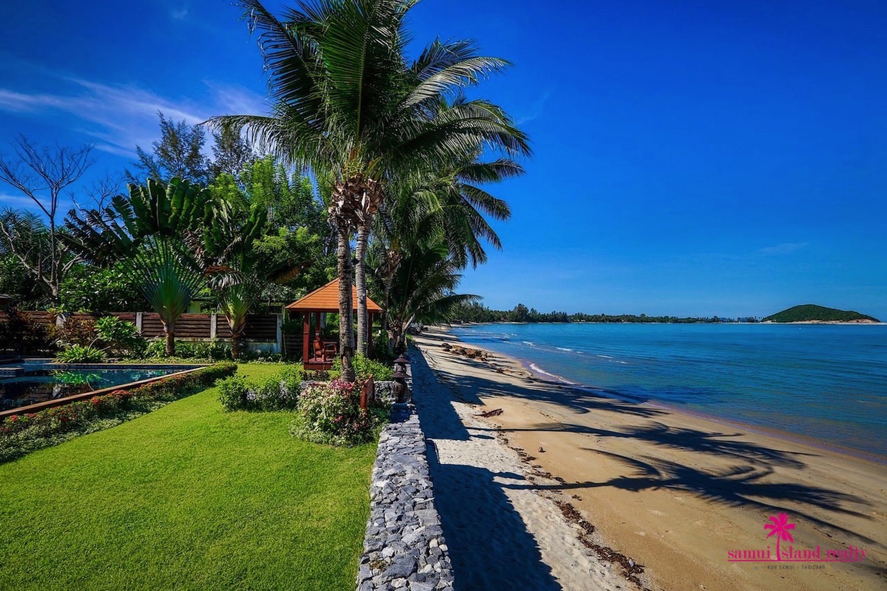 Lipa Noi Beach Villa For Sale Koh Samui Garden