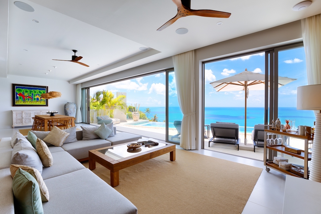 Luxury Villa Samui Lounge View