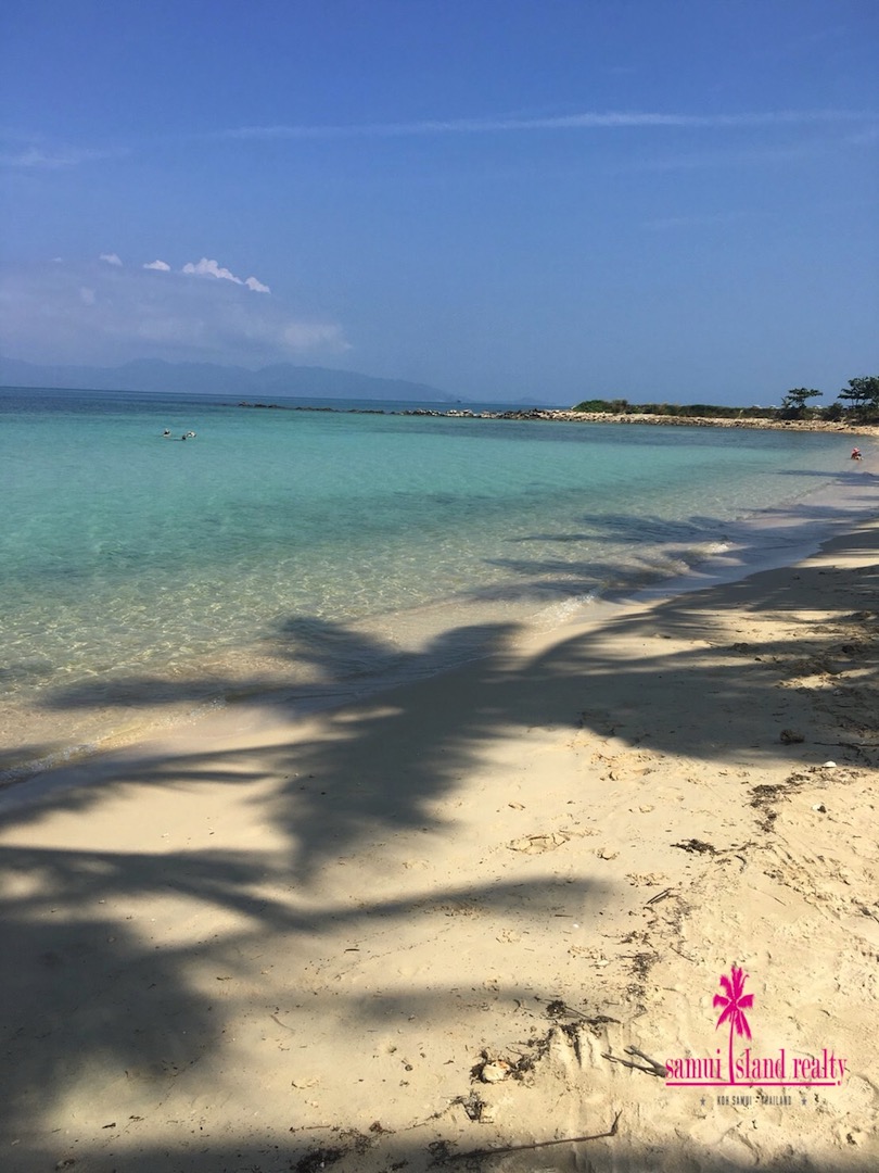 Maenam Beach Land For Sale Ko Samui Crystal Clear Water