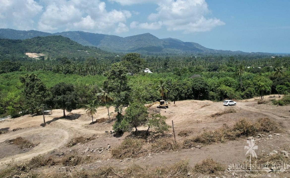Maenam Chanote Land For Sale Koh Samui View