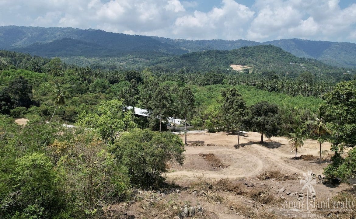 Maenam Chanote Land For Sale Koh Samui View Mountain
