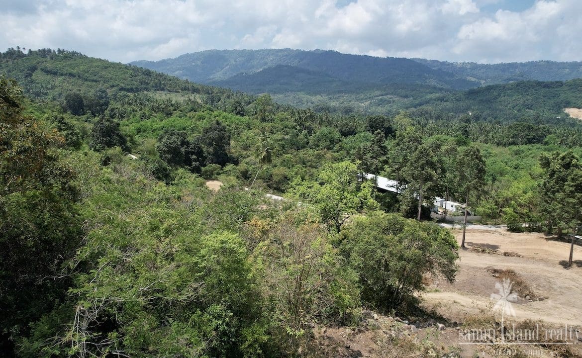 Maenam Chanote Land For Sale Koh Samui Side View