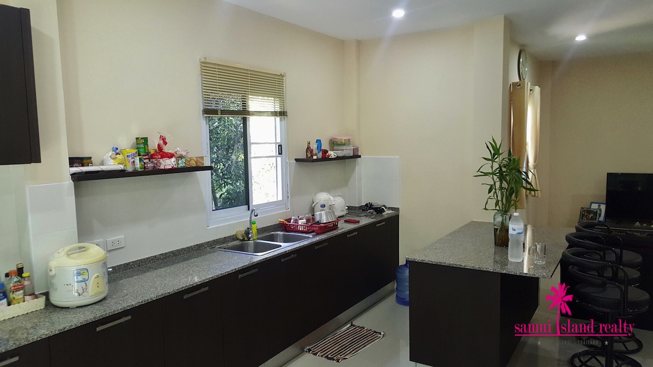 Modern Thai Style Villa Koh Samui Western Style Kitchen