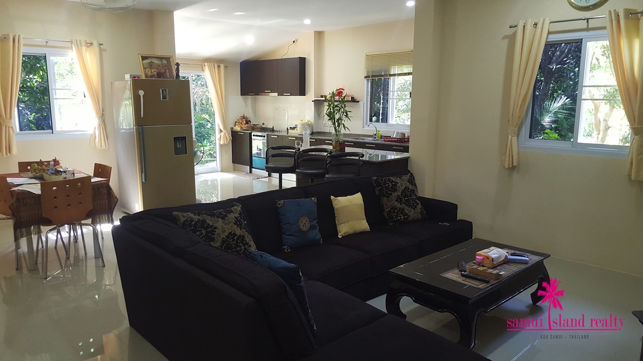 Modern Thai Style Villa Koh Samui Living