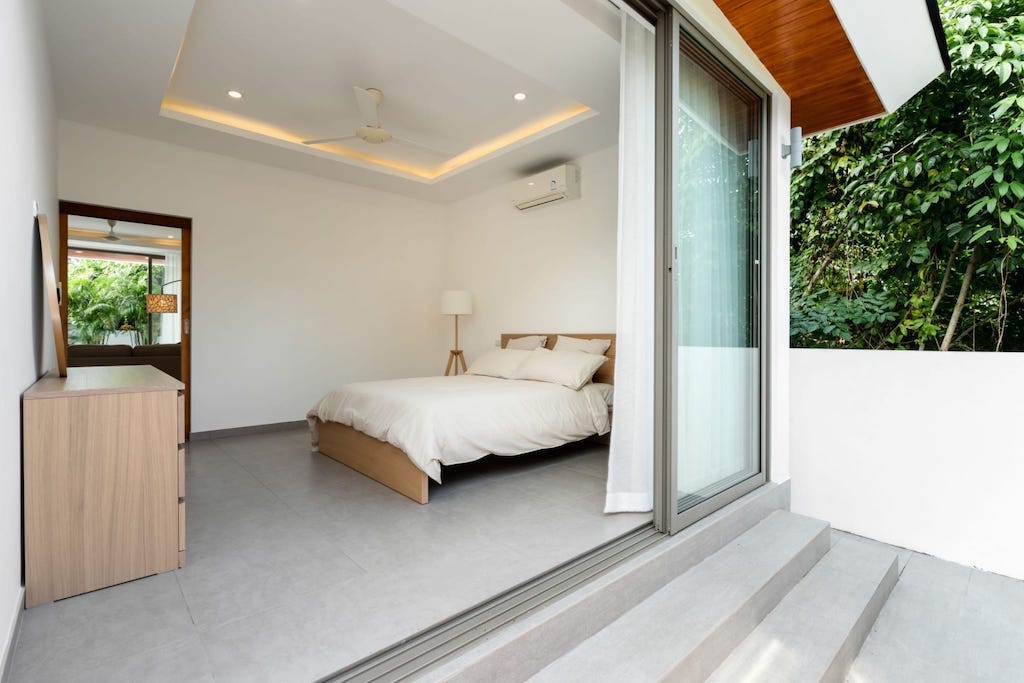 Newly Completed Bophut Villa Bedroom