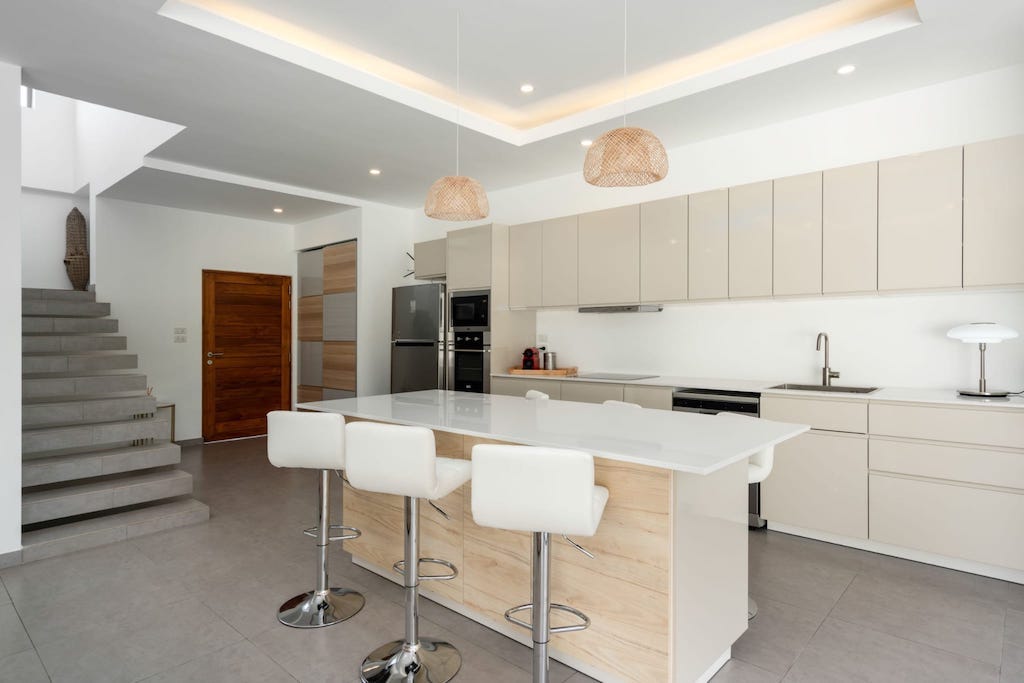 Newly Completed Bophut Villa Kitchen