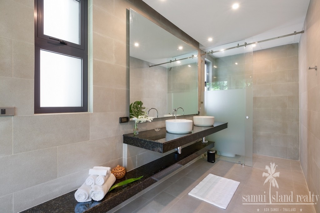 Oriental Luxury Sea View Villa Ko Samui Bathroom