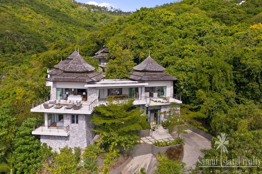 Oriental Luxury Sea View Villa Ko Samui Front