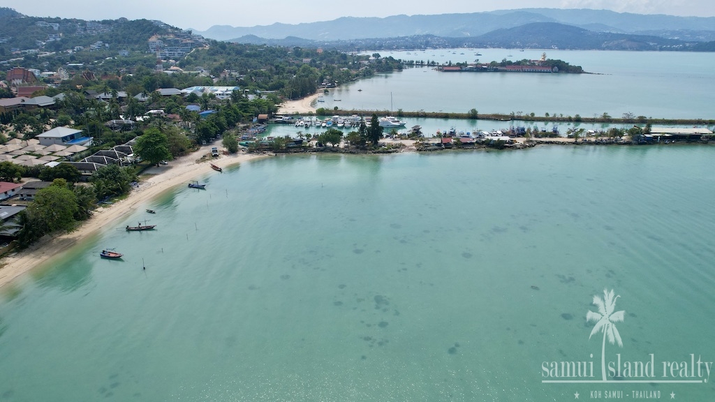 Plai Laem Beachfront Land For Sale Koh Samui Pier