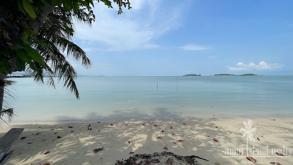 Plai Laem Beachfront Land For Sale Koh Samui View