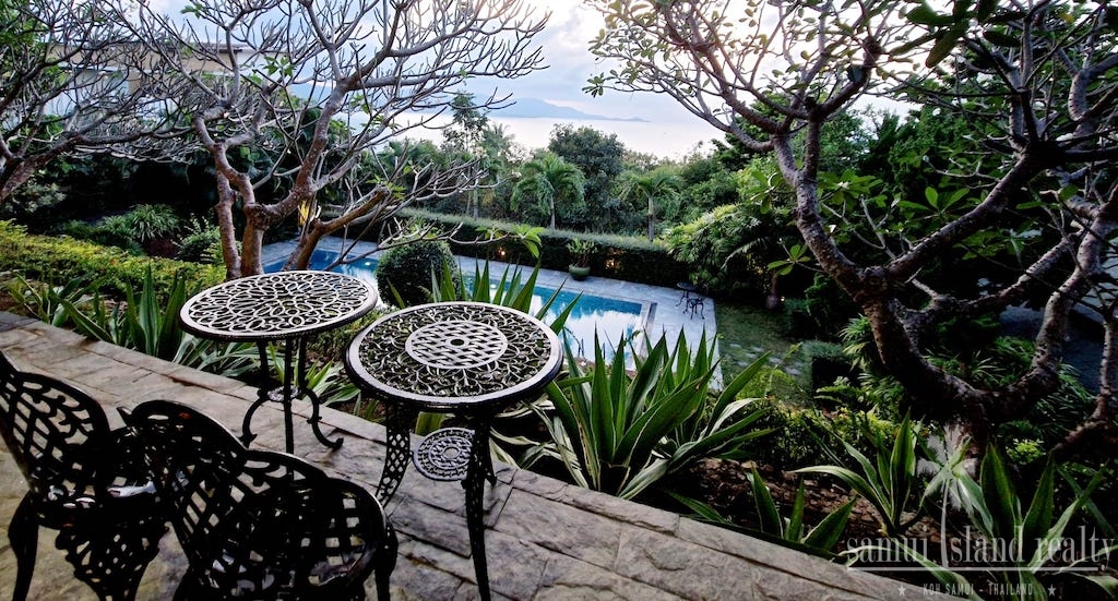 Plai Laem Sunset Villa For Sale Koh Samui Outdoor Seating