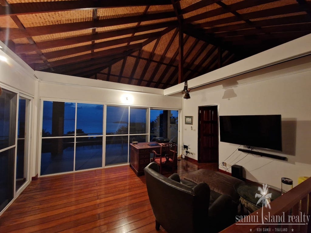 Plai Laem Sunset Villa For Sale Koh Samui Upper Lounge