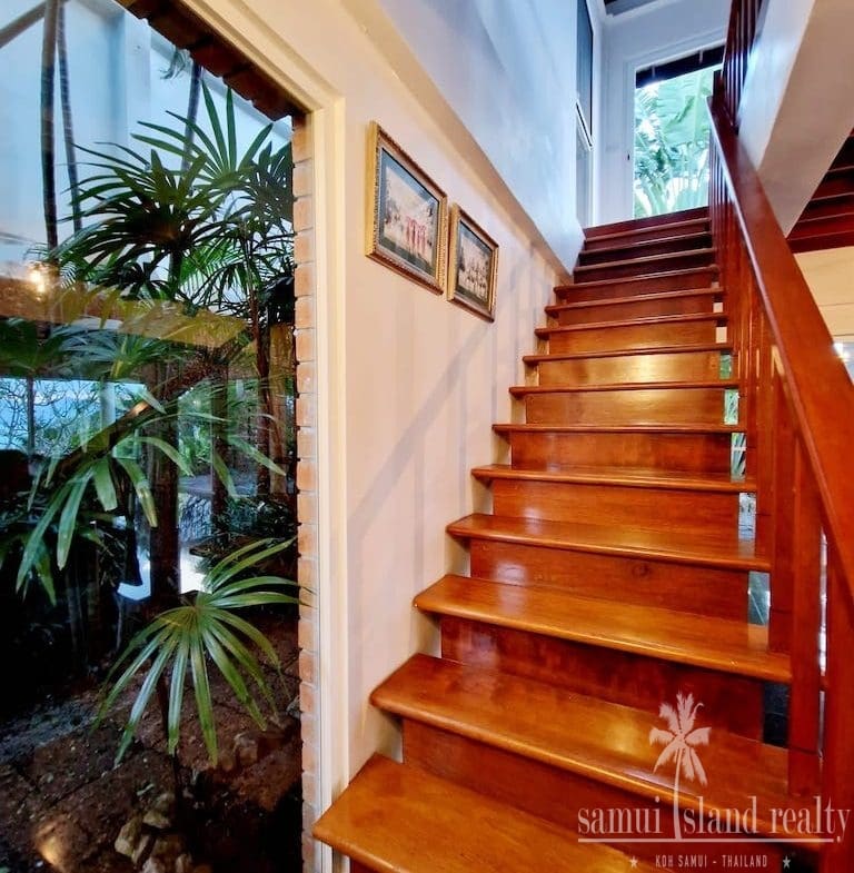 Plai Laem Sunset Villa For Sale Koh Samui Stairs