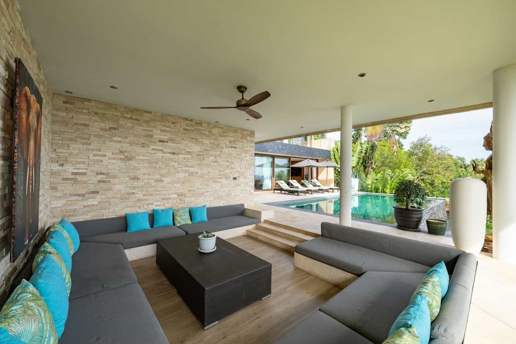 Rockwater Sea View Villa For Sale In Koh Samui Outdoor Seating