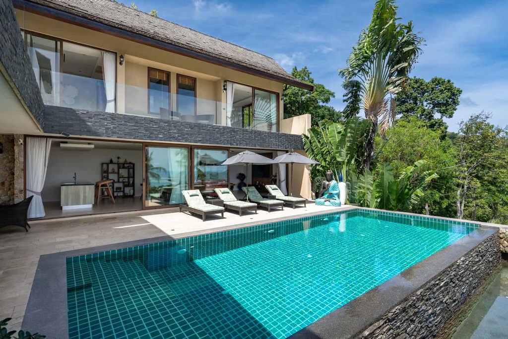 Rockwater Sea View Villa For Sale in Koh Samui Pool