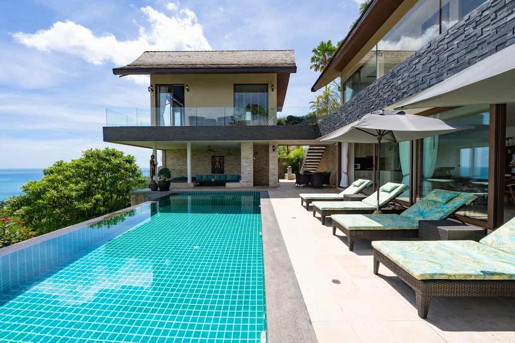 Rockwater Sea View Villa For Sale In Koh Samui Terrace