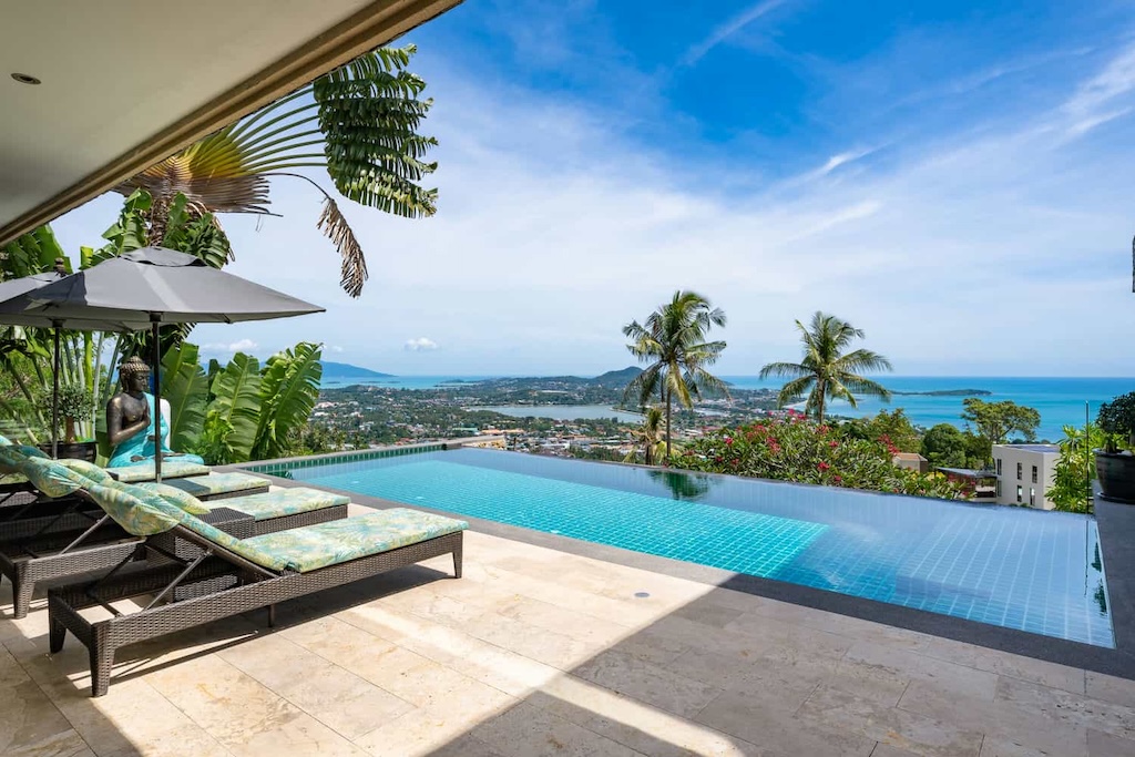 Rockwater Sea View Villa For Sale In Koh Samui Poolside